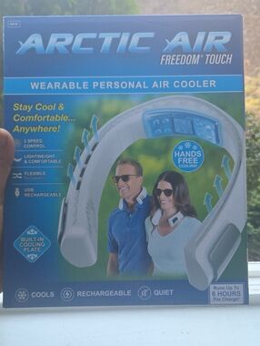 Freedom Touch Wearable Personal Air Cooler - White